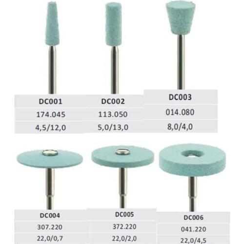 Dental Abrasive materials Diamond Stone burs and Dental wheels for polishing zirconia and all ceramics