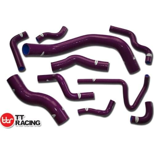 TT1602CPU - SILICONE RADIATOR HOSE KIT FOR NISSAN SILVIA 200SX 240SX S14 S15 SR20DET PURPLE