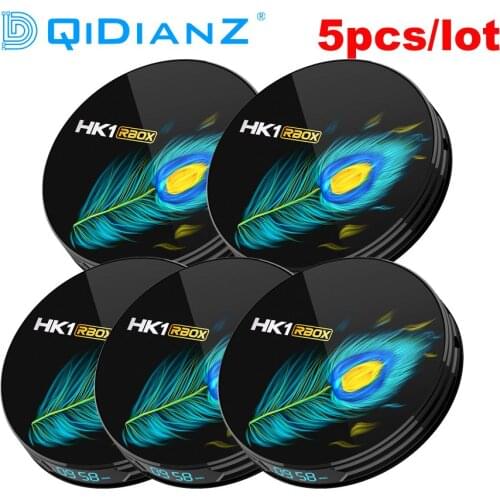 5pcs Android 11 TV BOX HK1 RBOX R3 RK3566 DDR4 8GB RAM 64G ROM 5G Dual WIFI USB3.0 HDR 8K vs h96 max x88pro 20 RK3566