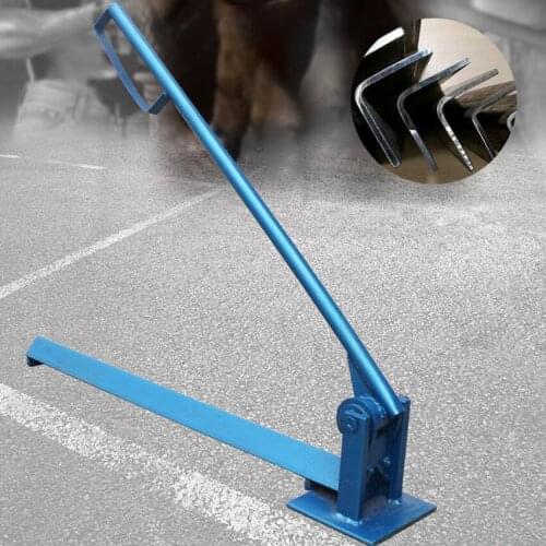 Universal Manual Angle Steel Shear Pressure Rod 1105mm Angle Iron Angle Profile Scissors Hand Cutter Guillotine Cutting Machine