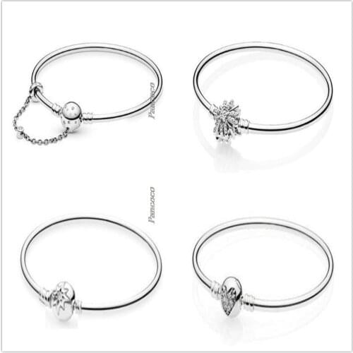 Original 925 Sterling Silver Limited Edition Moments True Uniqueness Bracelet Bangle Fit Women Bead Charm Fashion Jewelry
