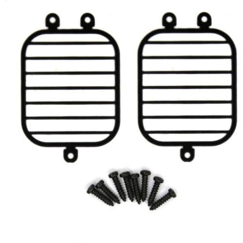 1pair Metal Headlight Lampshade For 1/10 RC Crawler Car Traxxas TRX6 6X6 G63 TRX4 G500 OP Accessories Part