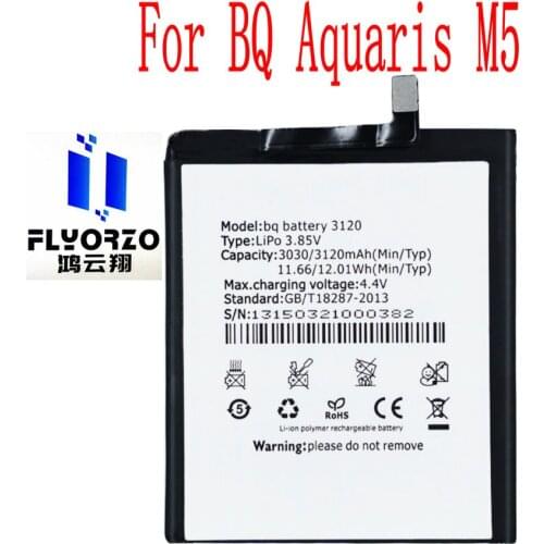 10 Pcs Brand new High Quality 3120mAh BQ battery 3120 Battery For BQ Aquaris M5 Mobile Phone
