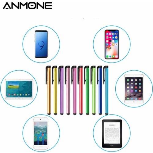 10pcs/lot Universal Stylus Pen Android Mobile Phone Capacitive Screen Touch Pen Writing Drawing for ipad Tablet PC Click Pencil