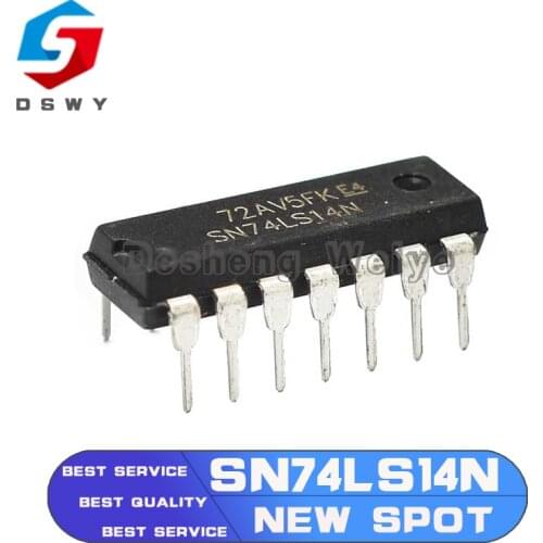 10PCS SN74LS14N DIP14 SN74LS14 DIP 74LS14N 74LS14 DIP-14 HD74LS14P new and original IC
