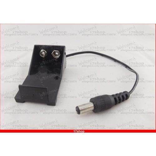 10pcs x New 9V 9 Volt Battery Holder Box Case Wire with Plug 5.5 x 2.1mm for Arduino