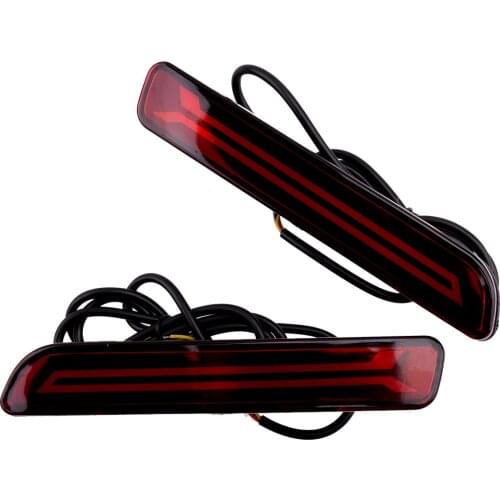 12V 5W LED Rear Bumper Reflector Tail Fog Light Brake Lamp Fit for Suzuki SX4 2007 2008 2009 2010 2011 2012 2013 2014 2015-2017