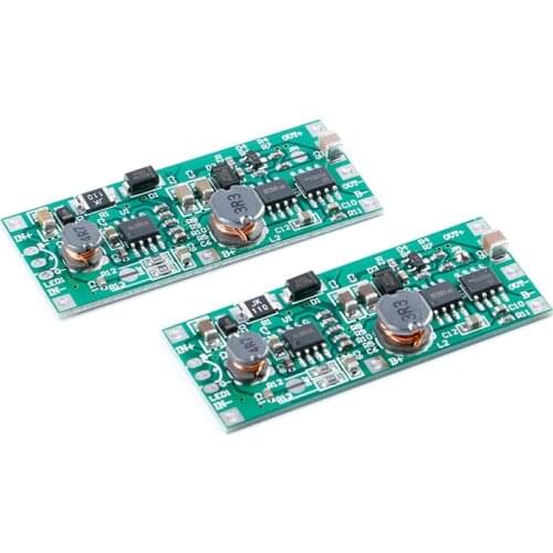 3.7V Li ion battery DC UPS uninterrupted module charge discharge boost 9V 12V power failure boost