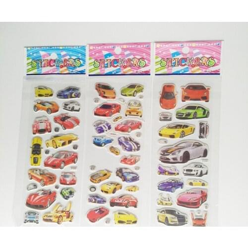 Car Stickers Cartoon DIY Self-Adhesive Lable Stationery Diary Stickers Scrapbook Planner Children Toys 20 Pcs/lot