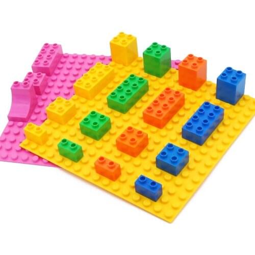 Big Size Base Plate One-Sided 16*16 Plates 8*8 Baseplate Kids Toys For Children Accessories Model Compatible Building Blocks
