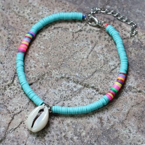 Boho Ankle Bracelets for Women Foot Jewelry Summer Beach Barefoot Sandals Ankle on the leg Shell Anklet Accessories