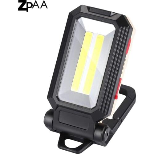 COB Work Light with Magnet LED Flashlight Multifunctional Portable Camping Lamp USB Rechargeable Lamp for Outdoor Camping, Car