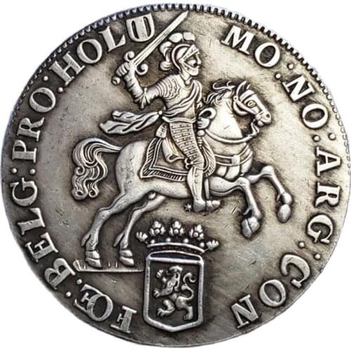 Dutch 1756 Commemorative Coins Ride Horse Coin Collection Lover Decoration Crafts Souvenir For Gift