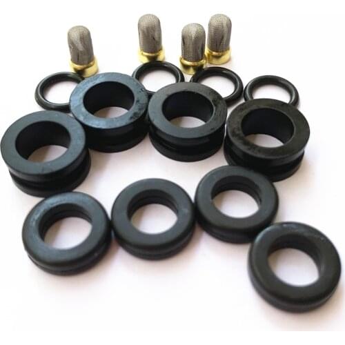 4sets Fuel Injector Repair Kit Service Kits For Injector Part # JS28-2 Fit For Honda Suzuki-Isuzu 1.8 2.0 2.3 2.6 (AY-RK130)