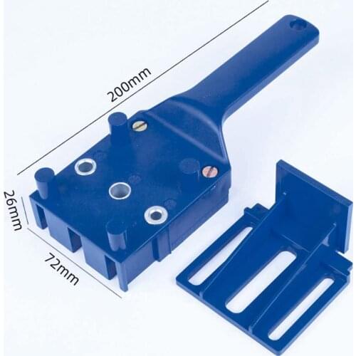 6/8/10mm Self-centering Woodworking Pocket Hole Jig Vertical Doweling Jig Drill Guide For Locator Hole Puncher Carpentry Tools