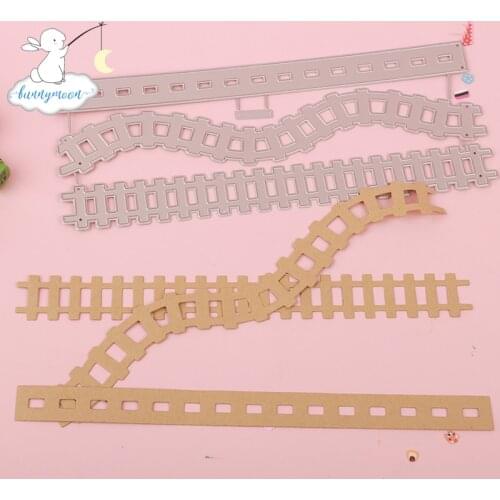 Bunnymoon Fences Metal Cutting Dies Stencils For Scrapbooking Photo Album Decoration Embossing Paper Card Craft