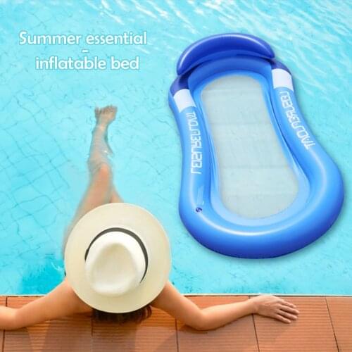 Water hammock recliner Inflatable Floating Row Swimming Party Beach Water Pool Float For Sunbathing Water Games Sports Picnics