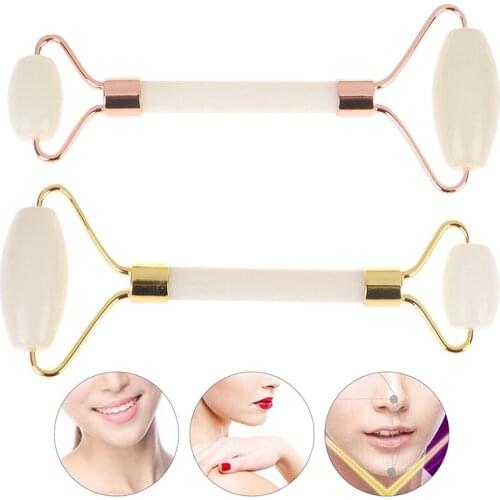 Natural Jade Massage Roller SPA Scraper Stone Facial Anti-wrinkle Treatment Body Facial Massager Health Care Tools