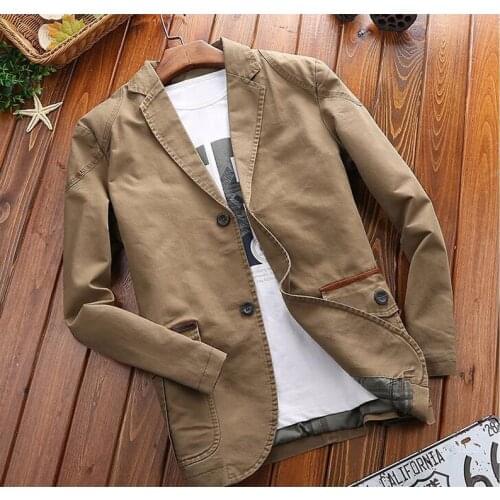 New spring and autumn Men Blazers Casual Suit Jacket Men Slim Fit Jacket coat