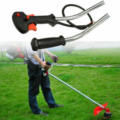 Durable Plastic Strimmer Brush Cutter Tube Handle Switch Mower Accessories