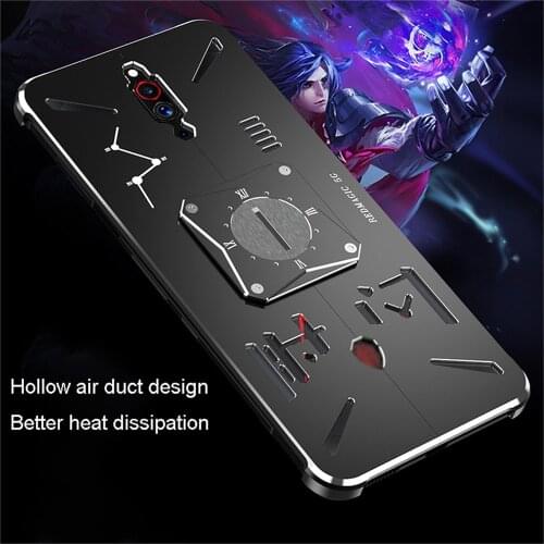 Shockproof Phone Case For ZTE Nubia Red Magic 5G 6.65" 8/128GB 4500mAh Gaming Phone Housing Frame Full Cover Protective Case