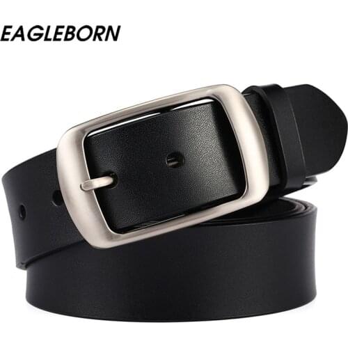 Retro Pin Buckle Men Belt Leather Men Fashion Trend Casual Men Leather Belt Men Trousers Classic Cowboy Belts Waist Belt for Men