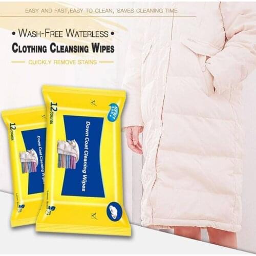 Clothing Cleaning Wipes Works On A Wide Range Of Stains Including Makeup Orange Juice Blood And Red Wine