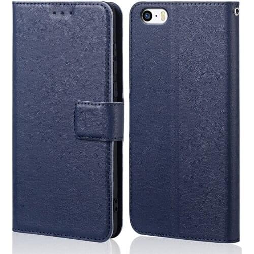 Silicone Flip Case for iPhone 5 5S SE Luxury Wallet PU Leather Magnetic Phone Bags Cases for iPhone 5 5S SE with Card Holder