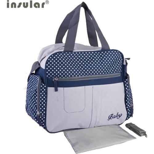 Insular Large capacity baby diaper bags baby bolsa maternidade baby bags for mum baby nappy bags mummy maternity messenger bags