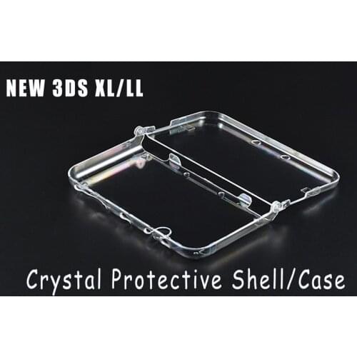 High Quality Hard Crystal Case Clear Cover Shell for New 3DS XL Console Anti Scratch Anti Dust Protective Case