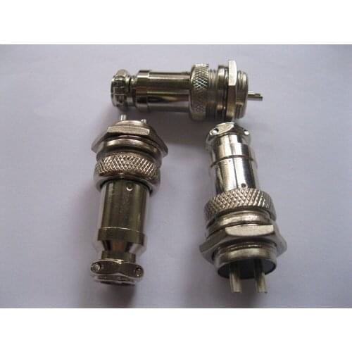 XLR Audio Cable Connector Panel Chassis Mount Kit 2 Pin 16mm