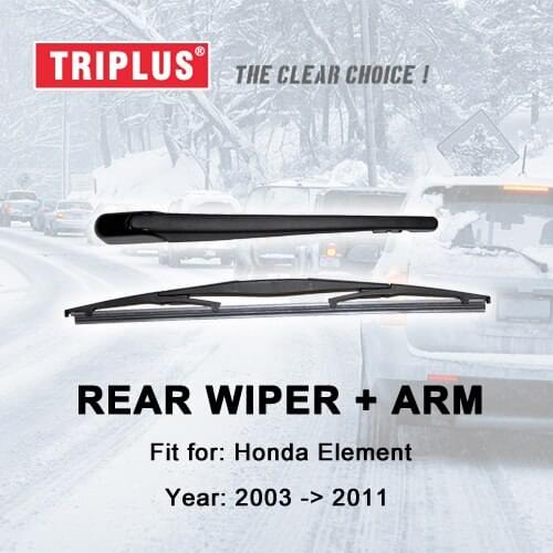 Rear Wiper Arm with Blade for Honda Element (2003-2011) 1pc 12" 300mm,Rear Wiper Arm & Rear Wiper Blades