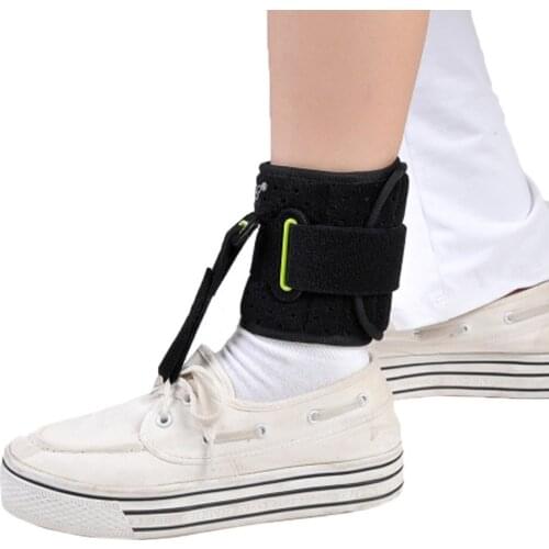 10 Pieces Plantar Fasciitis Splint Adjustable Drop Foot Support AFO AFOs Brace Strap Elevator Poliomyelitis Hemiplegia Stroke
