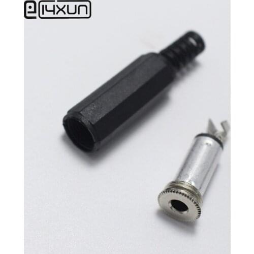 2pcs 3.5mm Audio Single Channel Female jack 3.5 Mono Socket for Phone Headset Welding Type