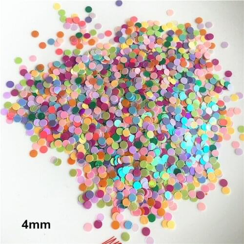 20G/Package 1MM Round Sequins Flash Nail Sticker Art Piece Nail Sticker 26 Colors Color Nails Glitter Rainbow Color Sequins Nail