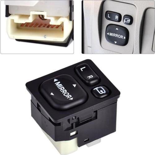 9 Pin Car Outside Plastic Rear View Mirror Power Switch Button Control 84872-52040 84870-0P010 Fit for Toyota Camry Rav4 Vios