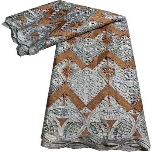 African Lace Fabric 2021 High Quality Embroidered stones Guipure Mesh French Nigerian Lace Fabric for Wedding Dress DF-160