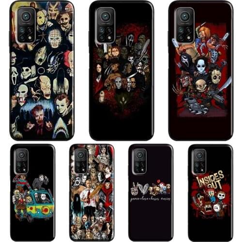 Film movie Horror icons For Xiaomi Mi 10T 9T Pro 9 10 Lite Mi 11 Lite Ultra Case For POCO X3 Pro M3 F1 F2 F3 Cover