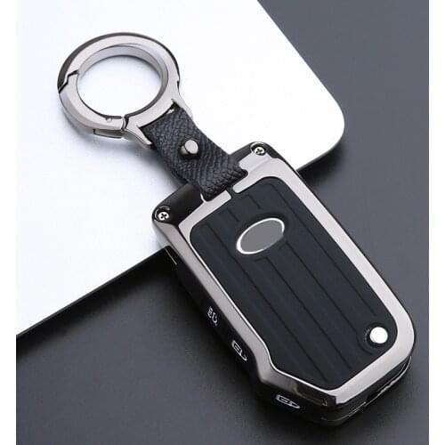 Zinc Alloy Car Remote Flip Key Case Cover For Kia Sportage Ceed Sorento Cerato Forte KX3 K5 2017 2018 2019 2020 Remote Fob Key