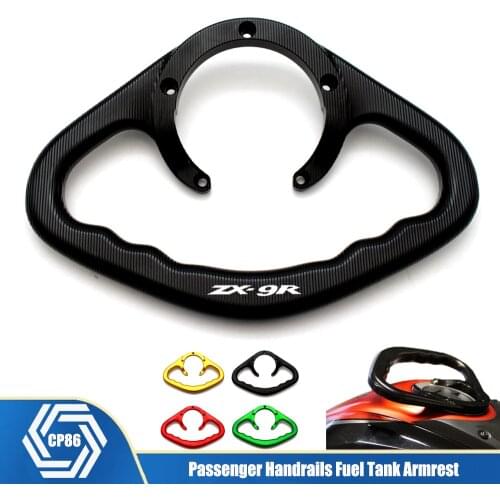For KAWASAKI ZX-9R ZX9R ZX 9R CNC Motorcycle Passenger Handgrips Hand Grip Tank Grab Bar Handles Armres