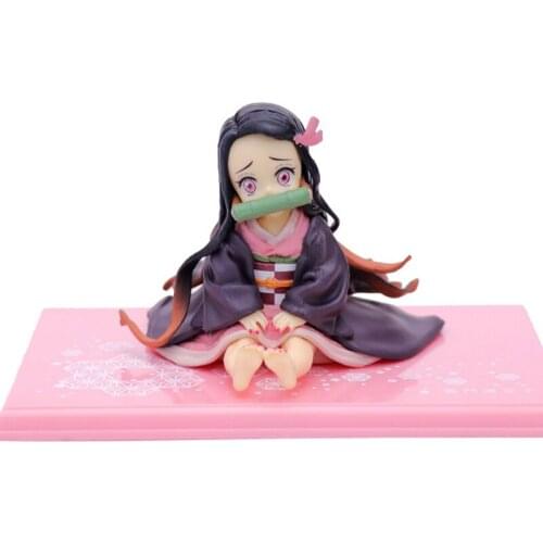 6.5cm Demon Slayer Kimetsu no Yaiba Kamado Nezuko Figure Model Toys Anime Demon Slayer Figure Nezuko Cute Doll for Kids
