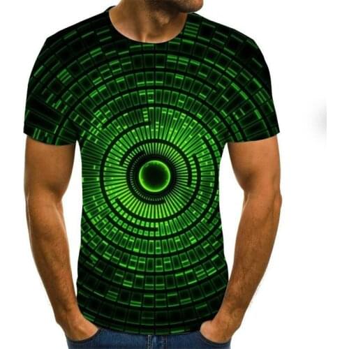 Mens T-shirt 2021 summer new interesting print short-sleeved T-shirt summer hip-hop casual top T-shirt streetwear boys casual f