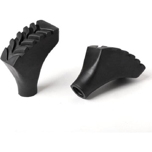 2Pcs Trekking Pole Cap Walk Stick Cane Climb Replacement AntiSlip Alpenstock Outdoor Camp Hike Protector Cap Accessories