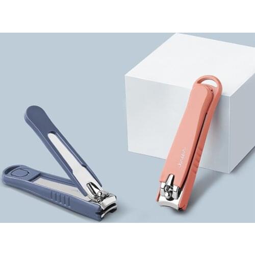 Kapmore Carbon Steel Nail Clipper Portable Unisex Large Splash-Proof Fingernail Cutter Toenail Clipper Toenail Scissors Tools