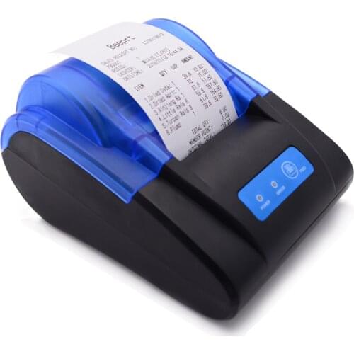 Mini Portable Receipt Printer 203dpi 58mm Bluetooth Thermal Receipt Printer For Cash Register With Good Price