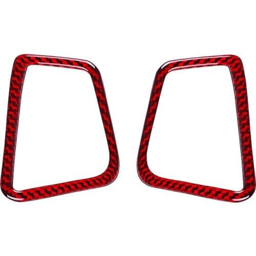 For Ford Explorer 2013-2018 Dashboard Air Vent Trims Wind Outlet Interior Decoration Stickers Carbon Fiber