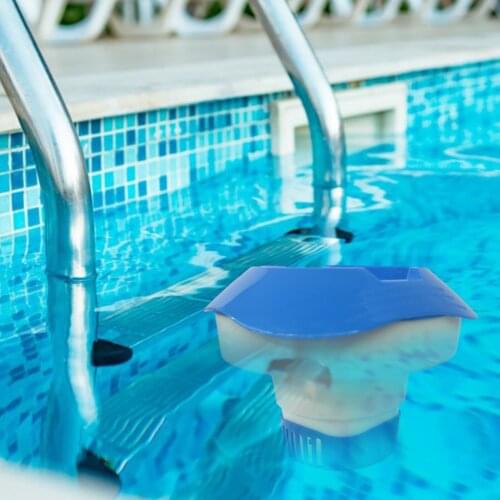 NEW Hot Sale!2021 New Swimming Pool Chemical Floater Chlorine Bromine Tablets Floating Dispenser Applicator Spa Hot Tub Supplies