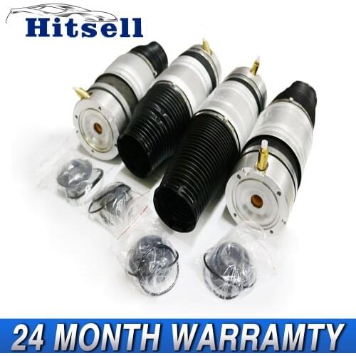 4PCS Front and Rear For Audi Q7 Porsche Cayenne VW Touareg Air Suspension Spring 95535840431/95535840320/ 7L6616403B/7L6616404B