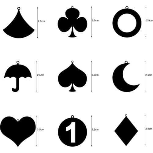 Risul DIY Customize charms pendant jewelry making parts high polish tags stainless steel MOQ 100pcs