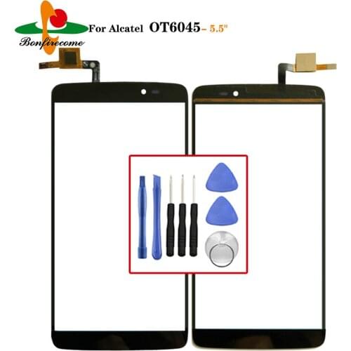 For Alcatel One Touch Idol 3 6045 OT6045 6045Y Touch Screen Digitizer Panel Front Glass Lens Sensor